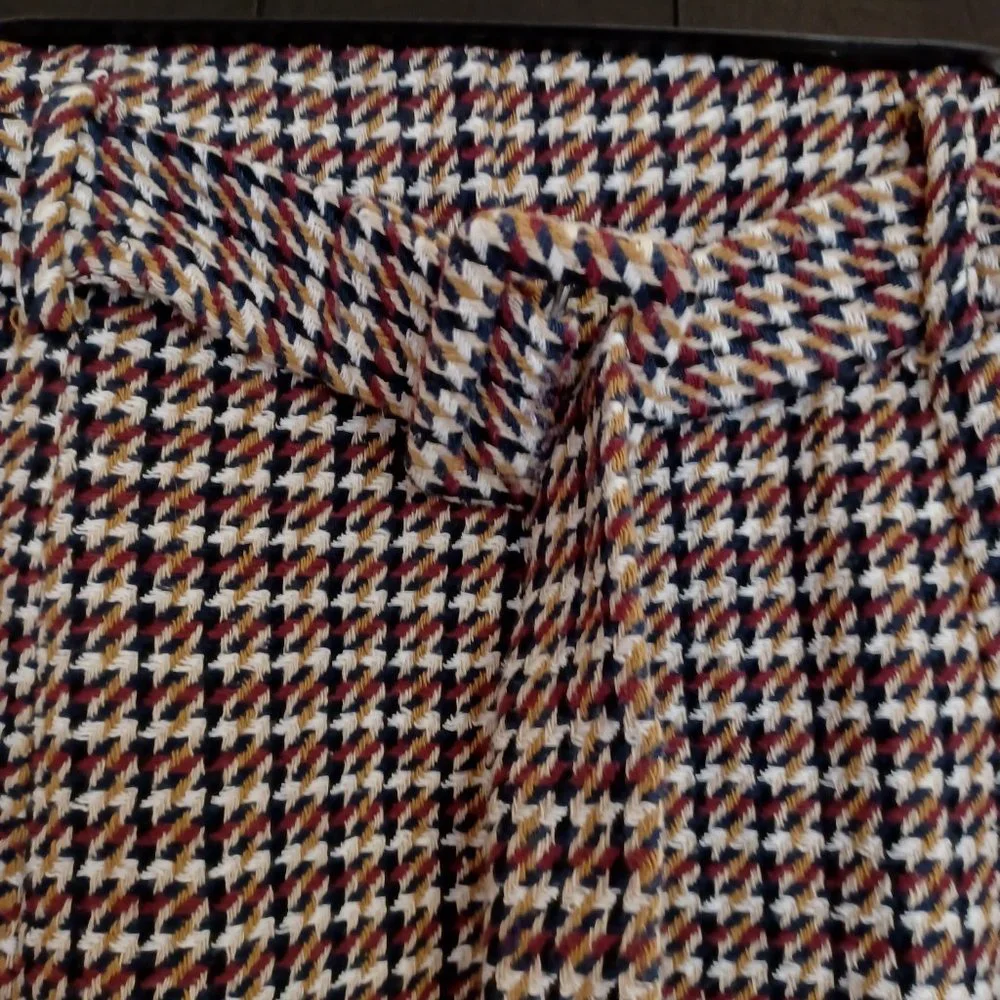 Zara - flare twead style skirt with belt - Picture 2 of 3